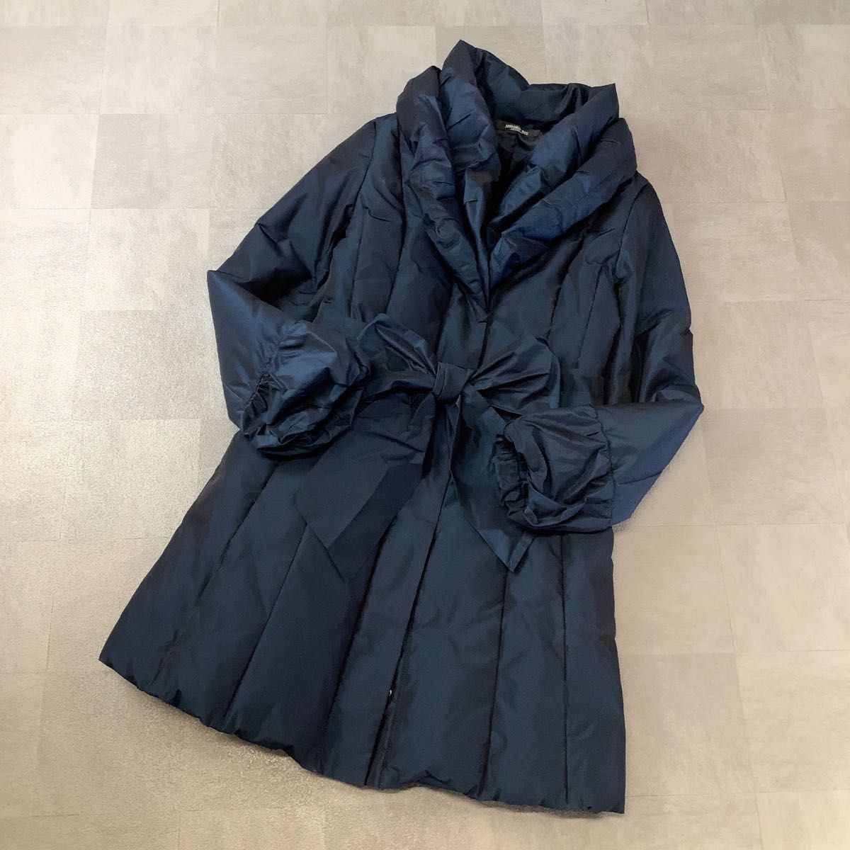美品】Theory (セオリー) ショールカラーロングダウンコート 黒 ダウン