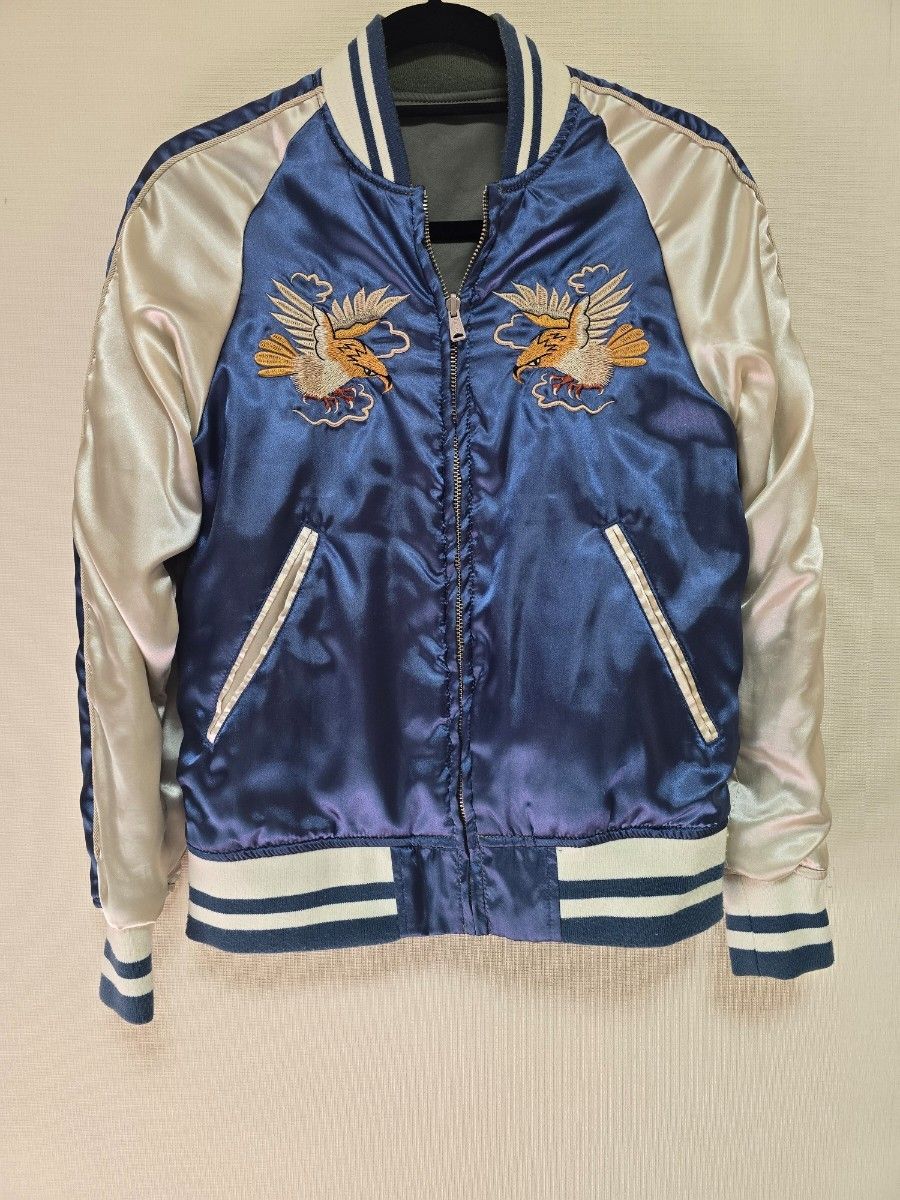 新品】テーラー東洋 スカジャン 黒龍×鷲と日本地図/Mサイズ/山田涼介