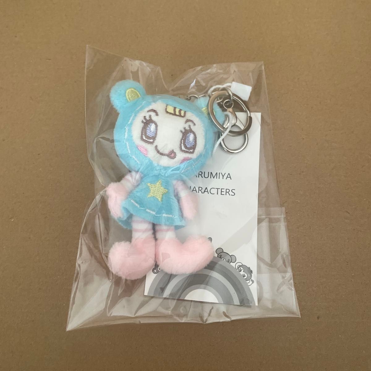 メゾピアノ ブルーベリエちゃん クリアフラットポーチ ナルミヤ