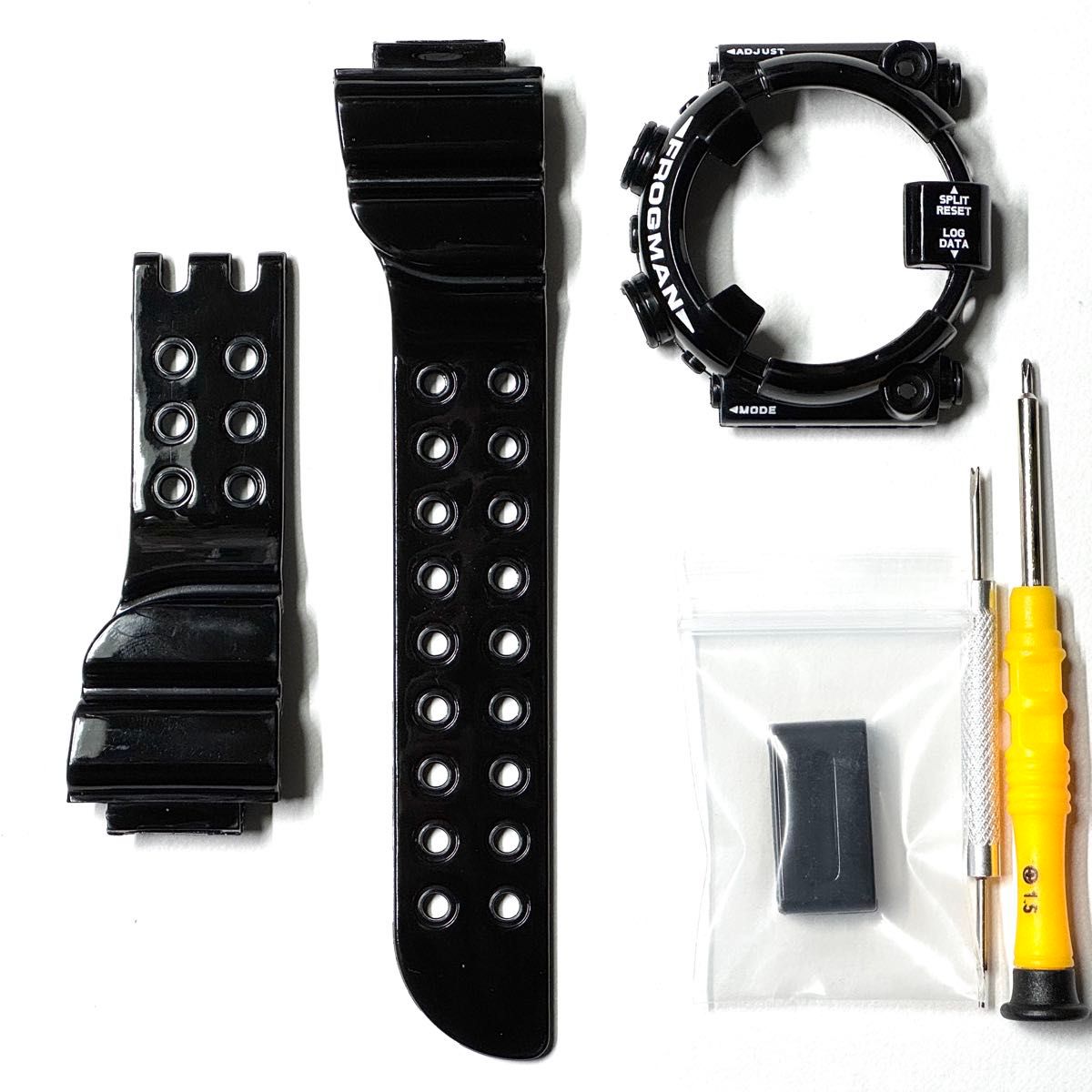 CASIO G-SHOCK 二代目WCCSフロッグマンDW8201WC-7T ベゼル ベルト