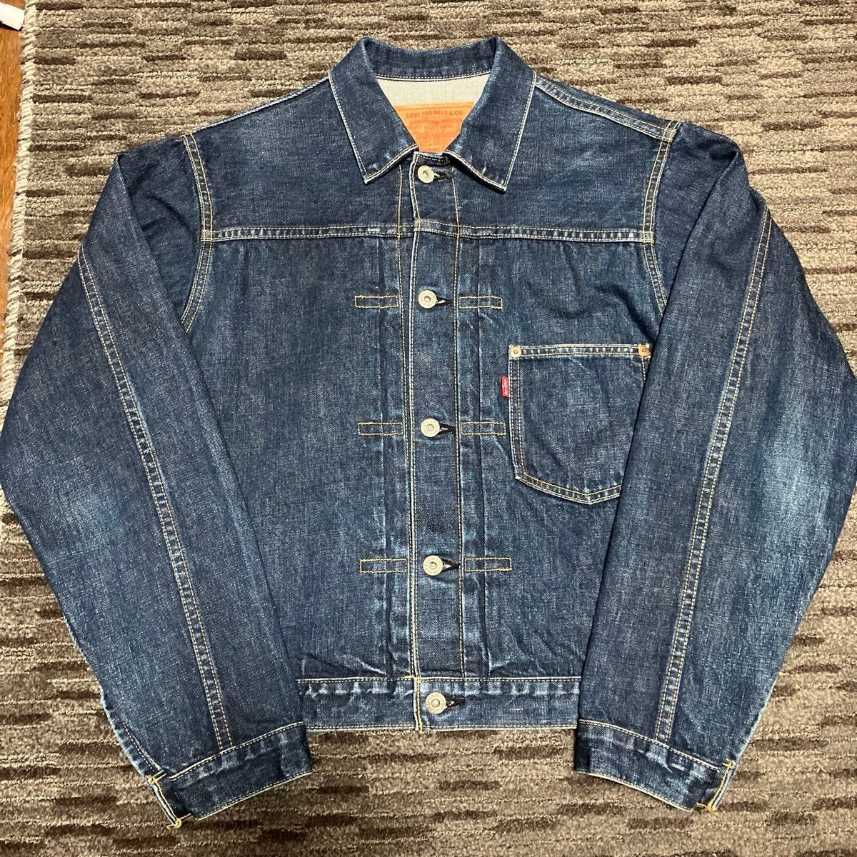 90's LEVI'S 70503-03 4つボタン フラップなしポケット 内ポケット 1st