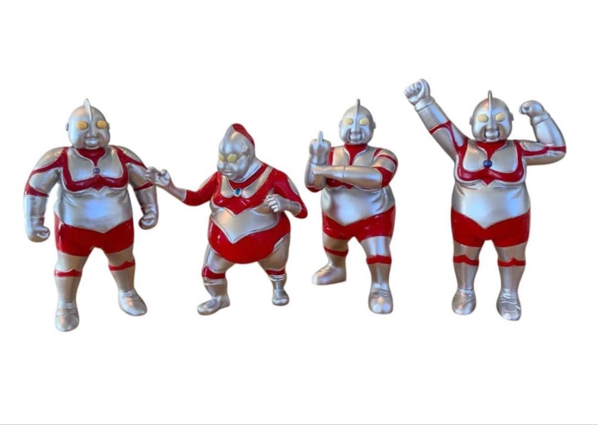 帰ってくれ デブトラマン 【4体セット】ファットラマン ソフビ