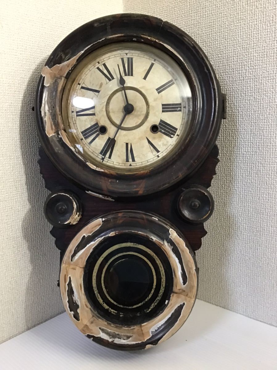 完動・美品〉精工舎 張四ツ丸達磨ゼンマイ振り子時計 古時計｜Yahoo