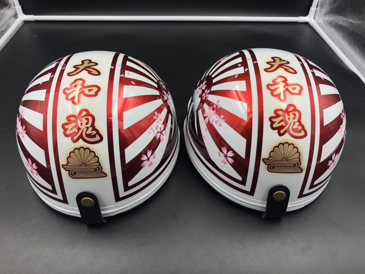 コルク半カスタム富士日章3つボタンホワイトブルーラメ桜高級クリヤ