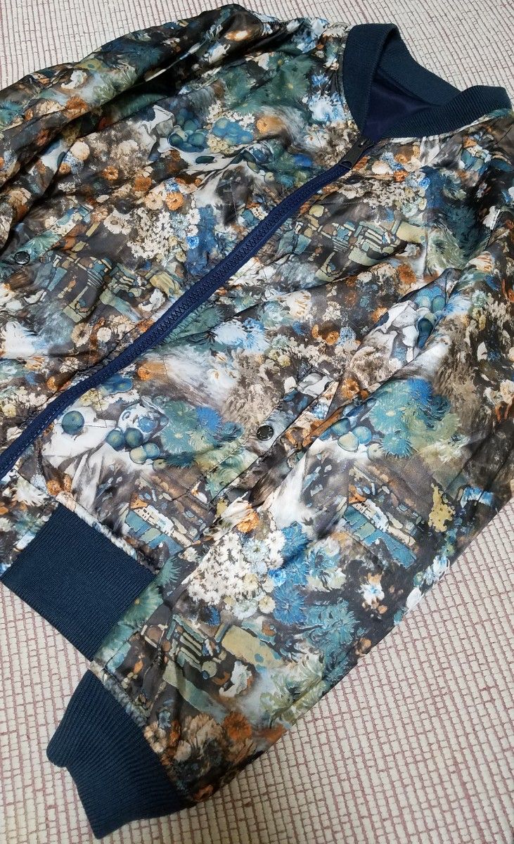 限定品】Avirex MA-1 35周年記念モデル BLUE MONET ブルーモネ Lサイズ
