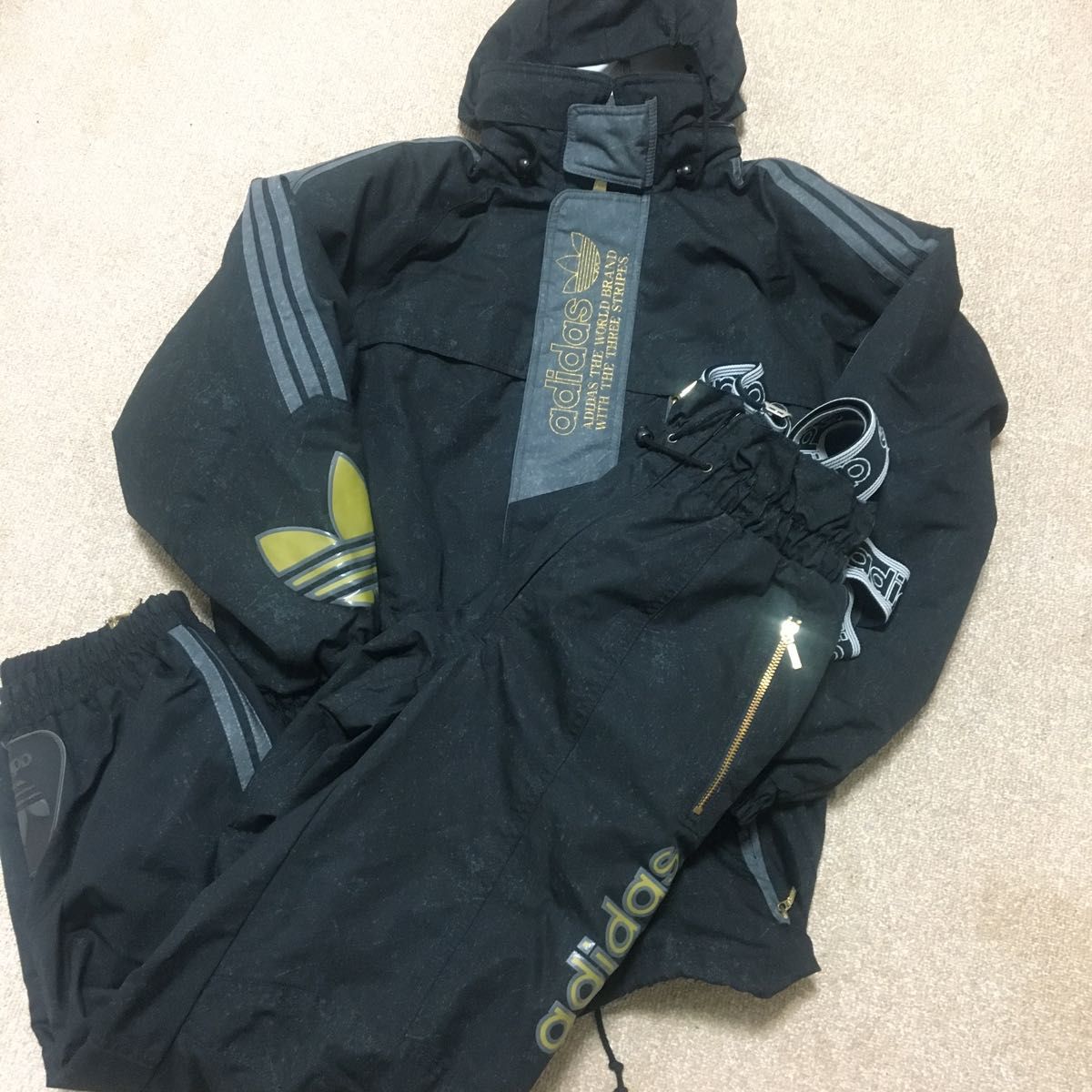 ヴィンテージ】90S adidasアディダス／スキーウェア／AA 3112／Lサイズ