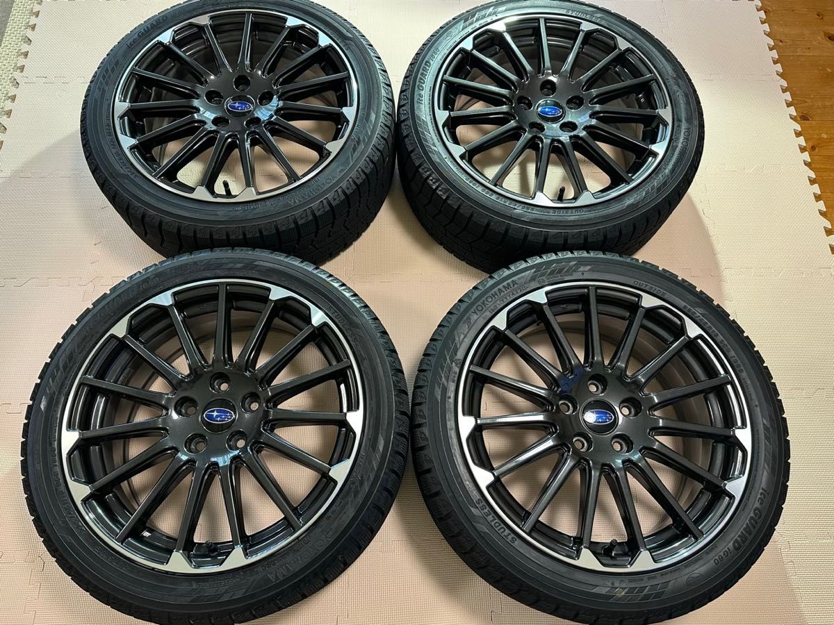 スバル レヴォーグ STI 純正18インチホイール&スタッドレスタイヤ 4本