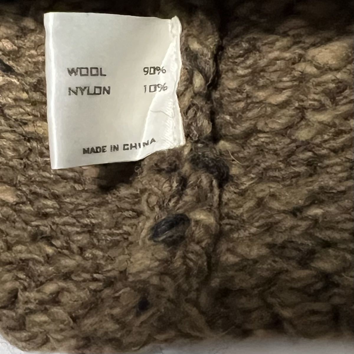 07AW NUMBER (N)INE ニットキャップ 耳当て イヤーマフ ニット帽