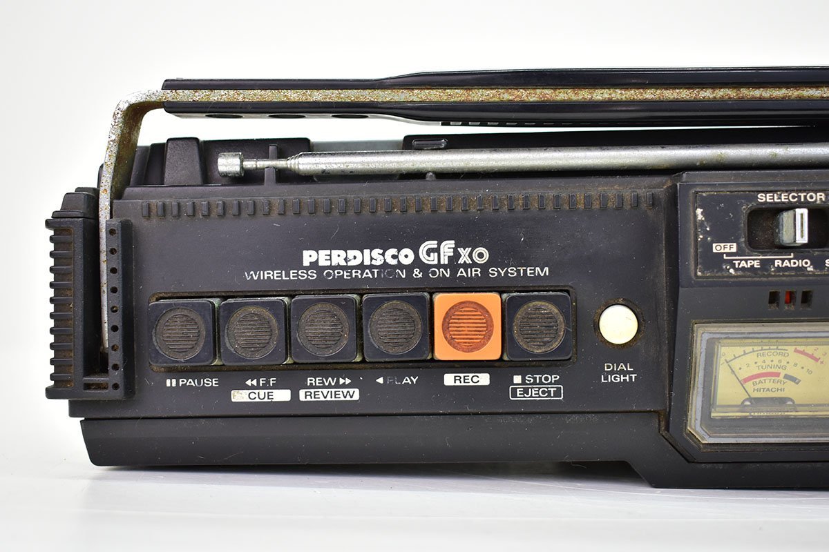 Yahoo!オークション - HITACHI TRK-5050 PERDISCO GFXO ラジカセ ケー