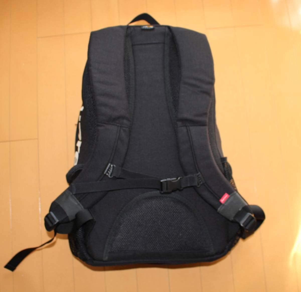 即決 レア 14SS SUPREME バックパック BLACK レシート付 サイドロゴ