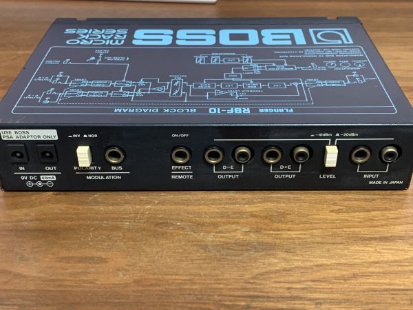 Yahoo!オークション - BOSS RBF-10 FLANGER ハーフラック エフェクター