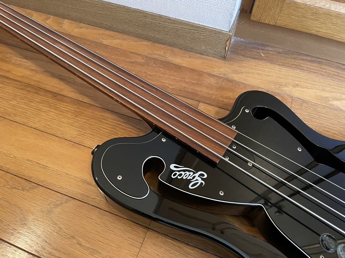激レア Greco / A-100FL BK カスタム フレットレスベース 激レア Greco