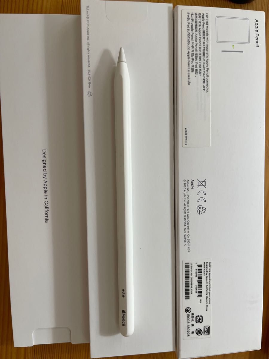 刻印有 APPLE Apple Pencil 第2世代 PU8F2J/A (A2051)｜Yahoo!フリマ
