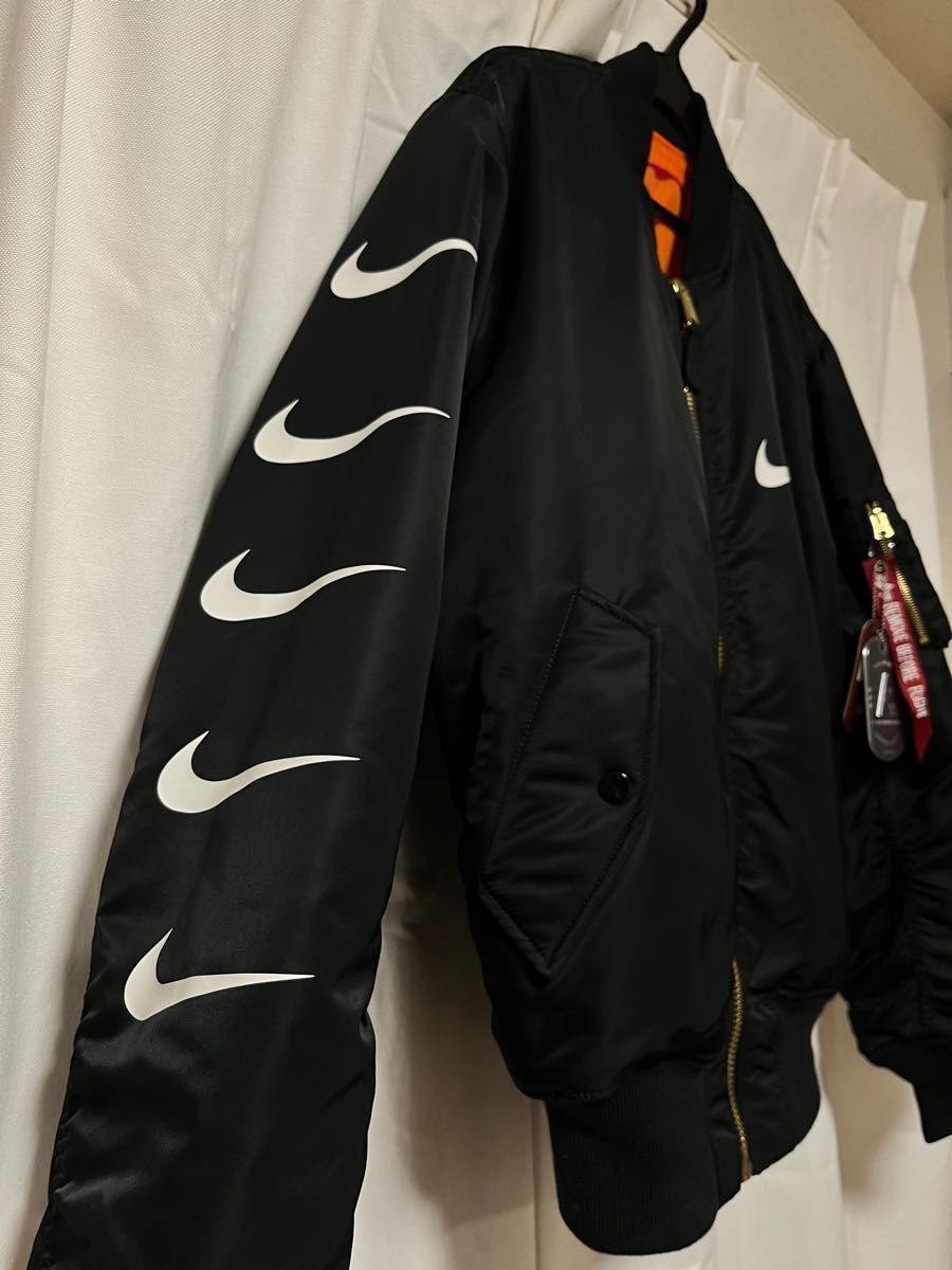NIKE ALPHA MA-1 JACKET フライトジャケット ALPHA INDUSTRIES ナイキ