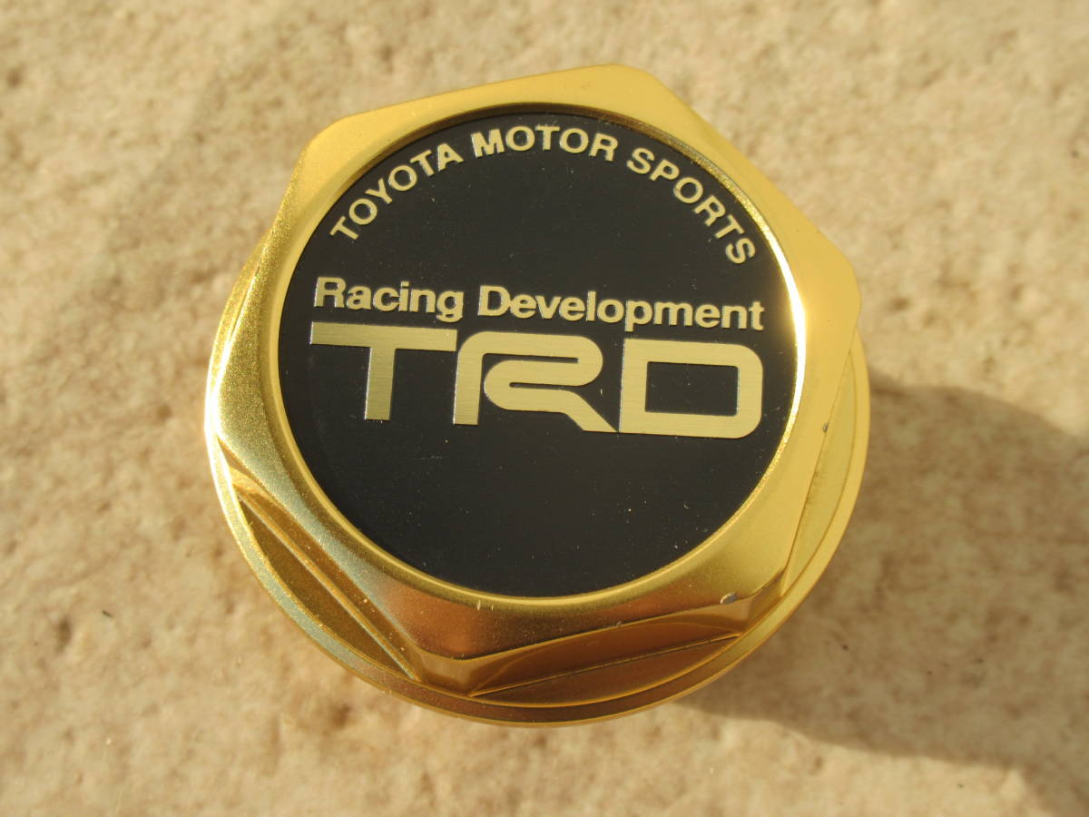 Yahoo!オークション - TRD ネジ式 オイル フィラーキャップ アルミ ゴ
