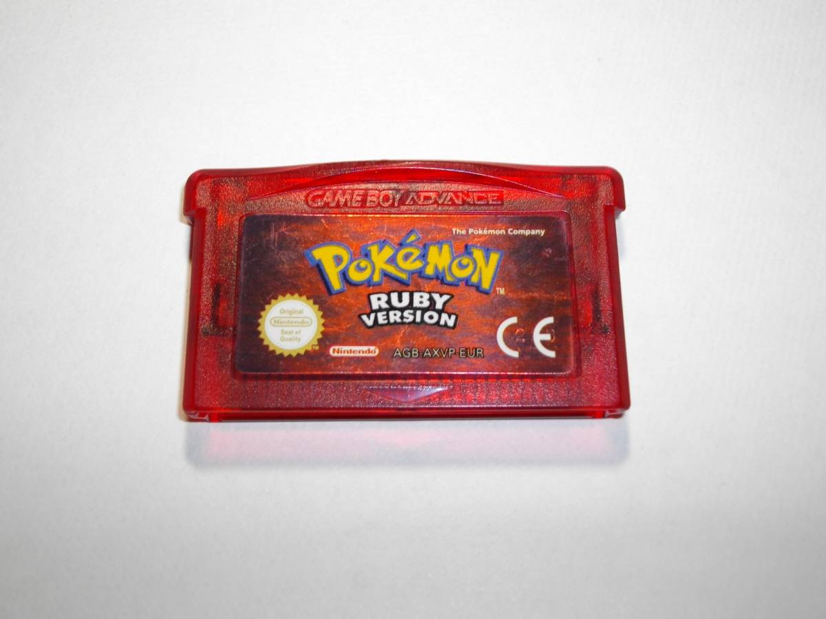 海外版 正規品 GBA ポケットモンスター ルビー 欧州版 英語版 ポケモン