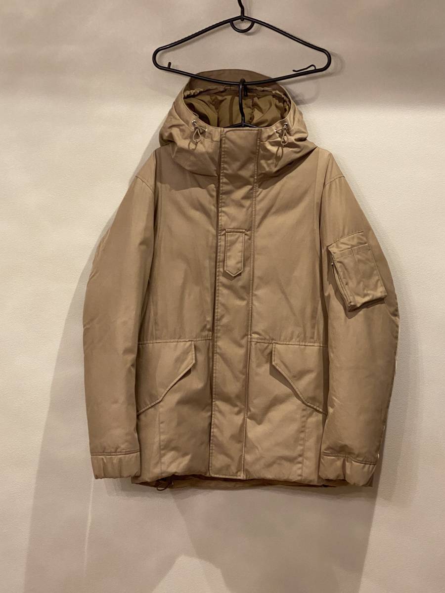 nonnative TROOPER HOODED DOWN JACKET C/N TWILL URETHANE COATED