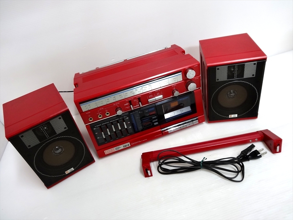 Yahoo!オークション - AIWA アイワ スピーカー分離型 ラジカセ CA-3 ジ