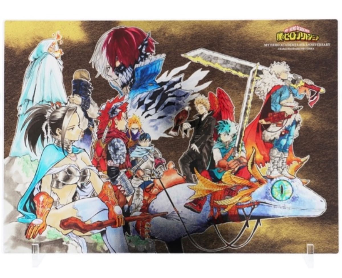 僕のヒーローアカデミア 箔入りアクリルアート 連載8周年突破記念