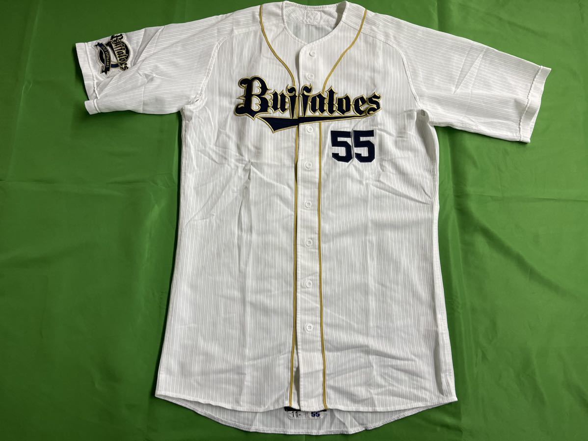 Yahoo!オークション - オリックスバファローズ T-岡田 ＃55 実使用
