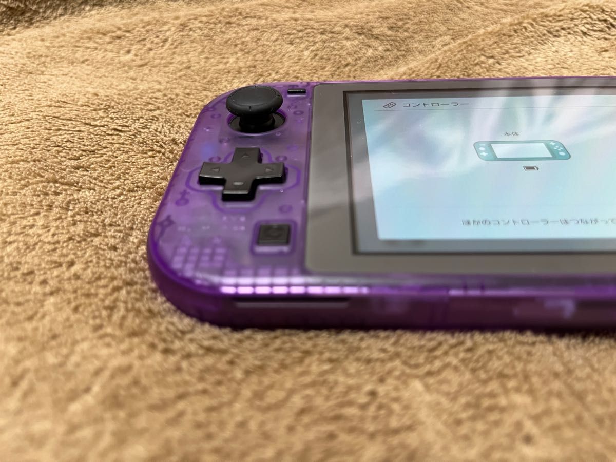 Nintendo Switch LITE パープルクリア カスタム eXtremeRate スイッチ