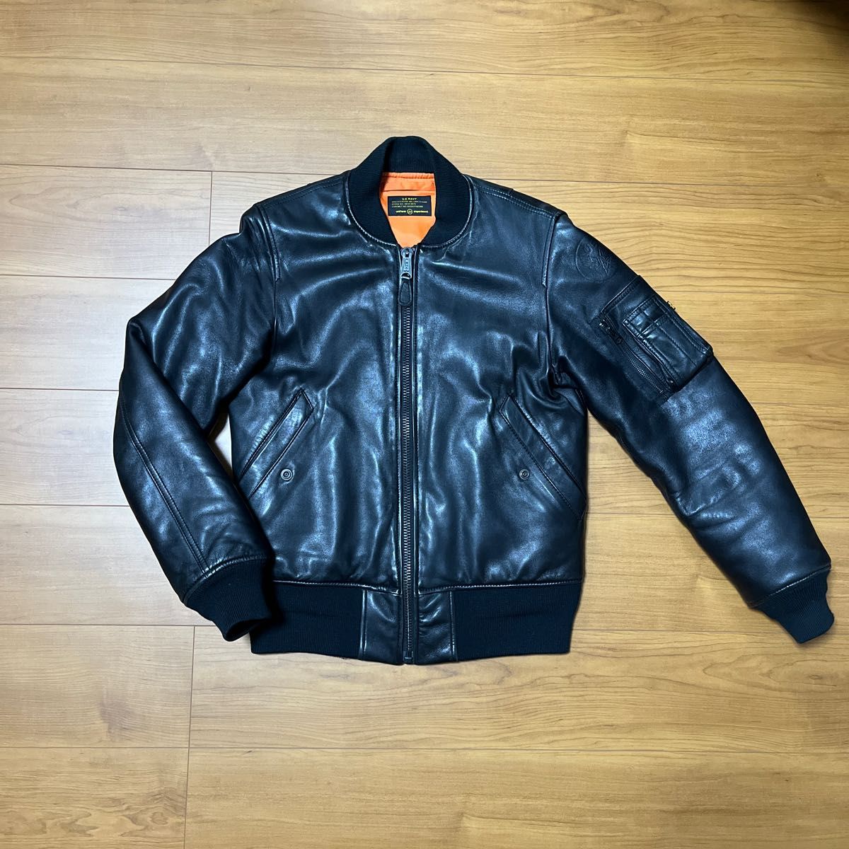 UNIFORM EXPERIMENT(ユニフォームエクスペリメント) ALPHA LEATHER MA
