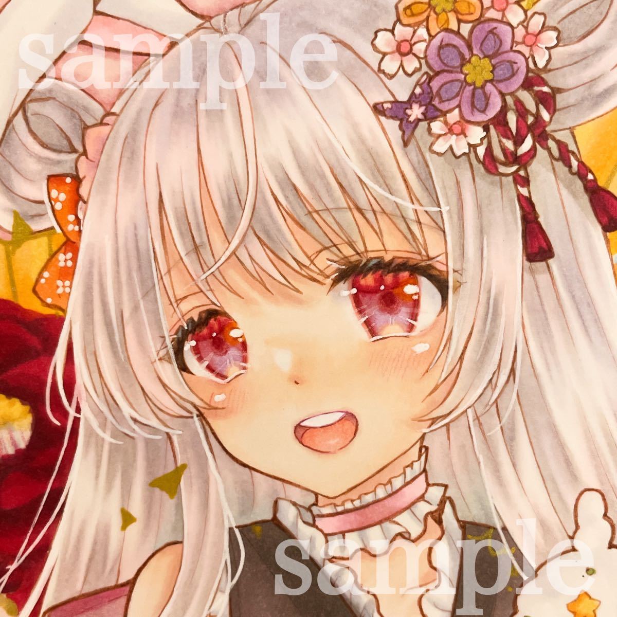 Yahoo!オークション - オリジナル 手描きイラスト 2023お正月イラスト