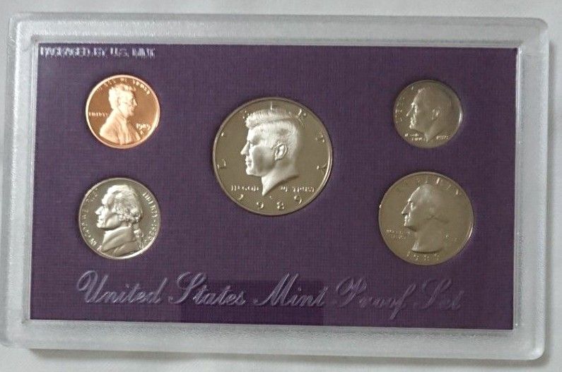 1989年 貨幣セット アメリカ ミントプルーフセット｜Yahoo!フリマ（旧