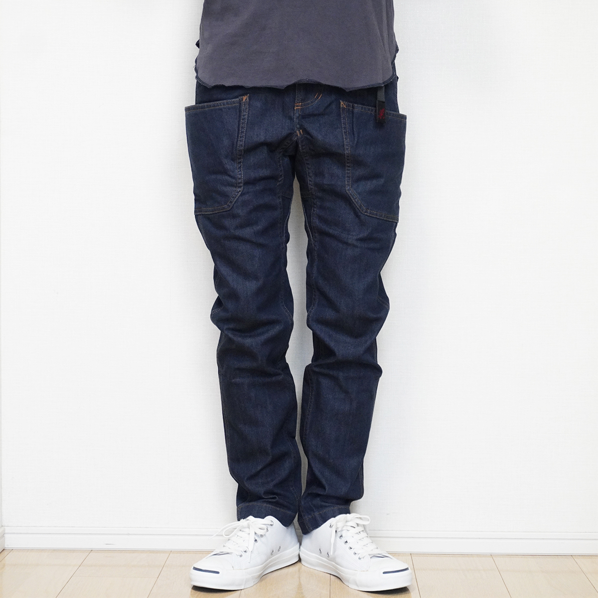 GRAMICCI × GRIP SWANY STRETCH DENIM GARDEN PANTS【F】グラミチ
