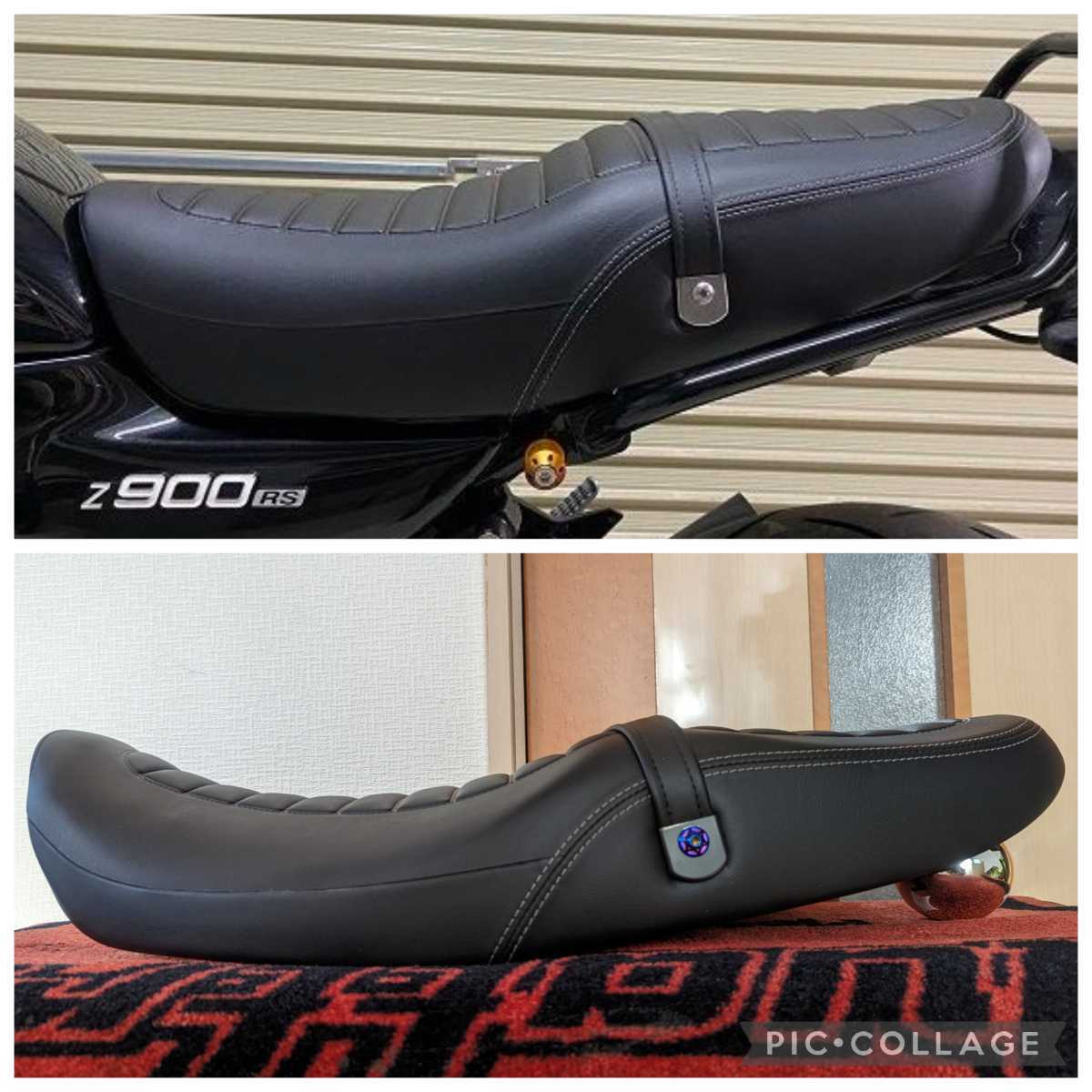 Z900RS純正 ハイシート加工のセット価格 前後あんこ抜き＋前側T-NET