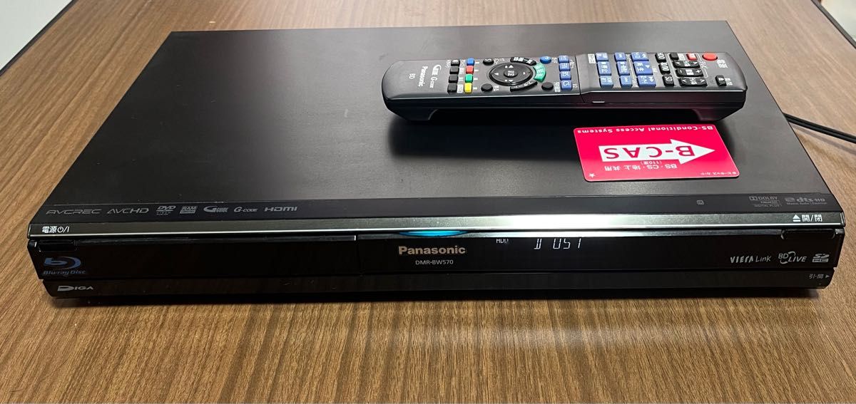 2009年製】Panasonic ブルーレイレコーダー DMR-BW570【ジャンク扱い