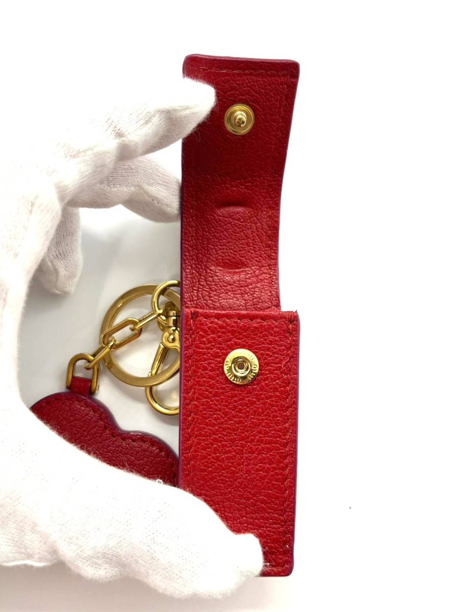 未使用品】miu miu ミュウミュウ ハート型ミラー付きリップスティック