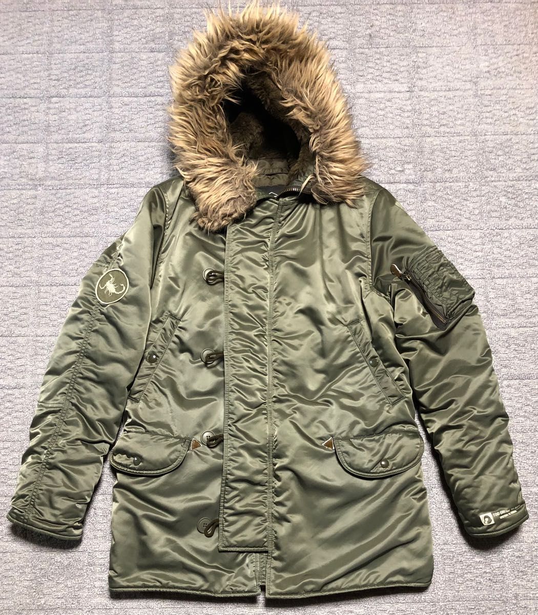 HYSTERIC GLAMOUR ヒステリックグラマー N-3B プリマロフト L カーキ