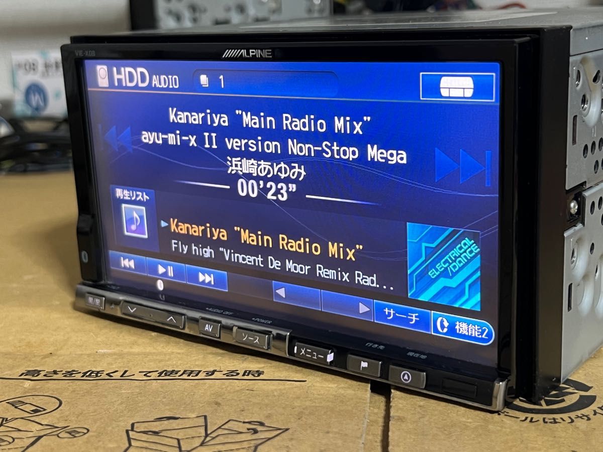 ALPINE アルパイン HDDナビ Bluetooth 地デジ VIE-X08｜Yahoo!フリマ