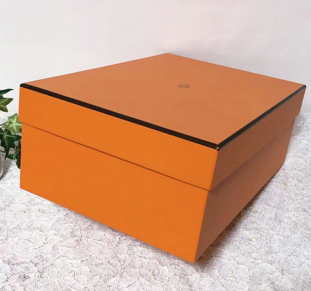 エルメス「HERMES」シューズ用空箱と保存袋2枚のセット(1891) 靴箱