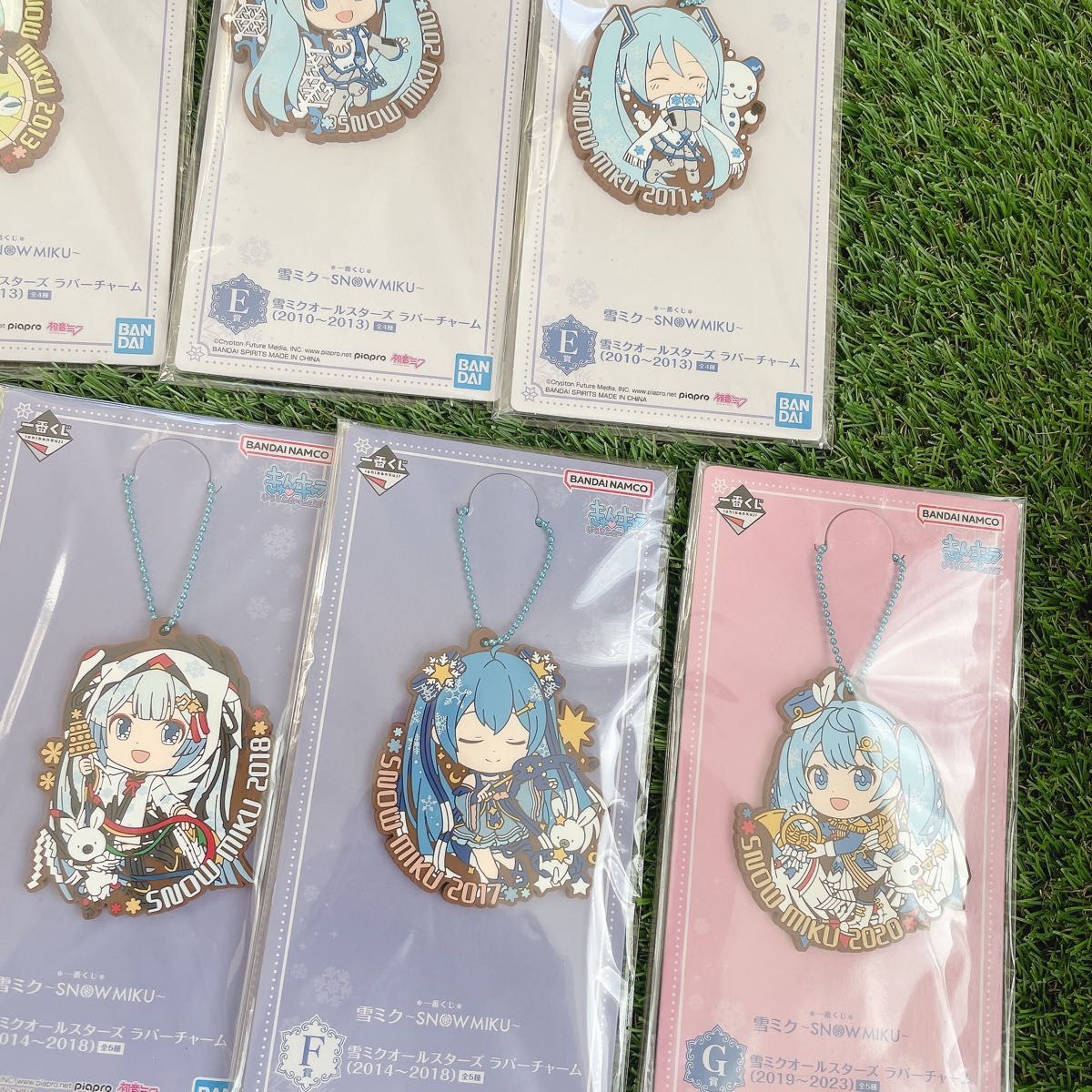 一番くじ ラバーストラップ 初音ミク 雪ミク まとめて 7個｜Yahoo