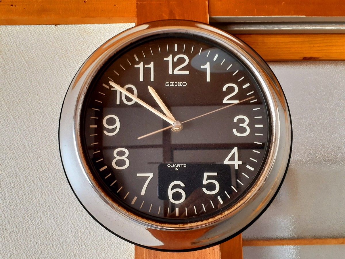 昭和レトロ 動作品 SEIKO セイコー 掛時計 スペースエイジ レトロ