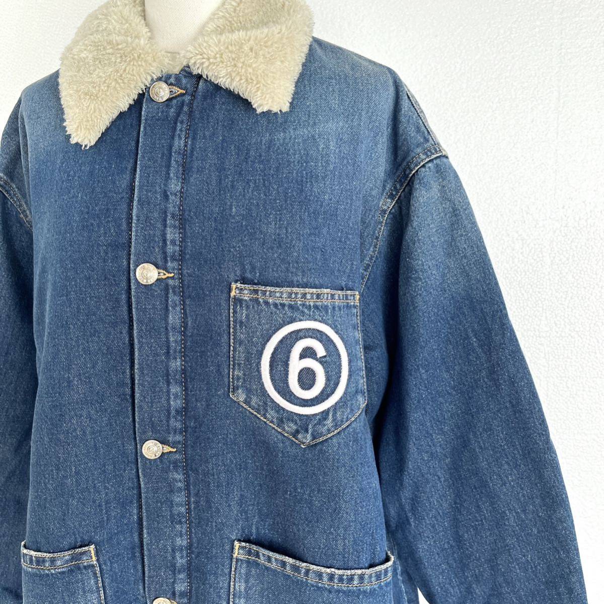 MM6 Maison Margielaマルジェラ デニムボアジャケット コート｜Yahoo