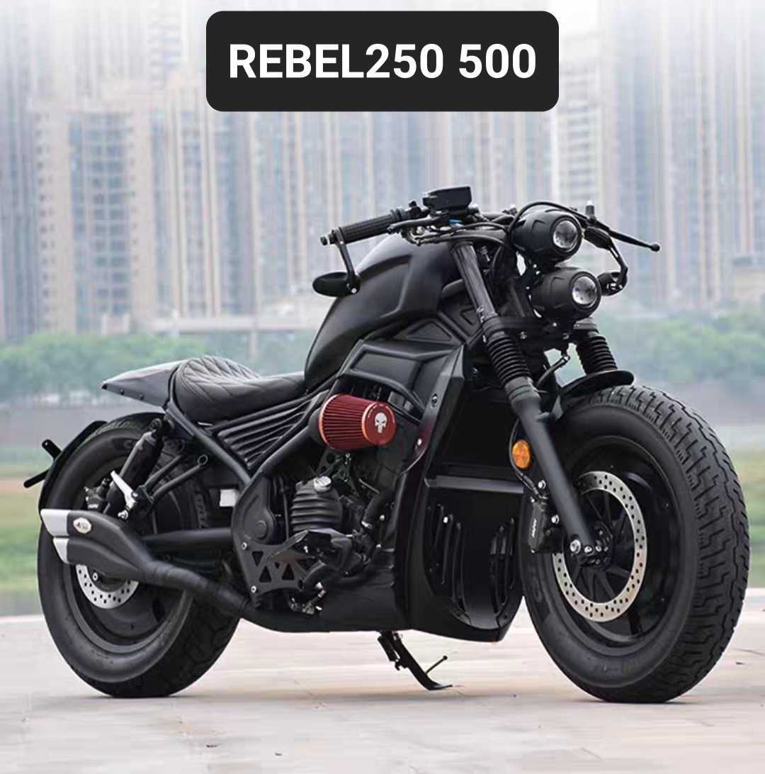 MOTOBOX レブル REBEL 250 500 ヘッドライト 縦目 LED 2灯化 キット