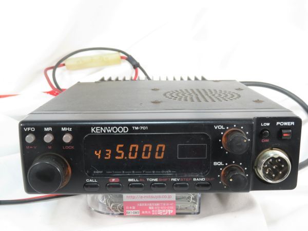◇KENWOOD 144/430MHz FMトランシーバーTM-701S【01】 □KENWOOD TM