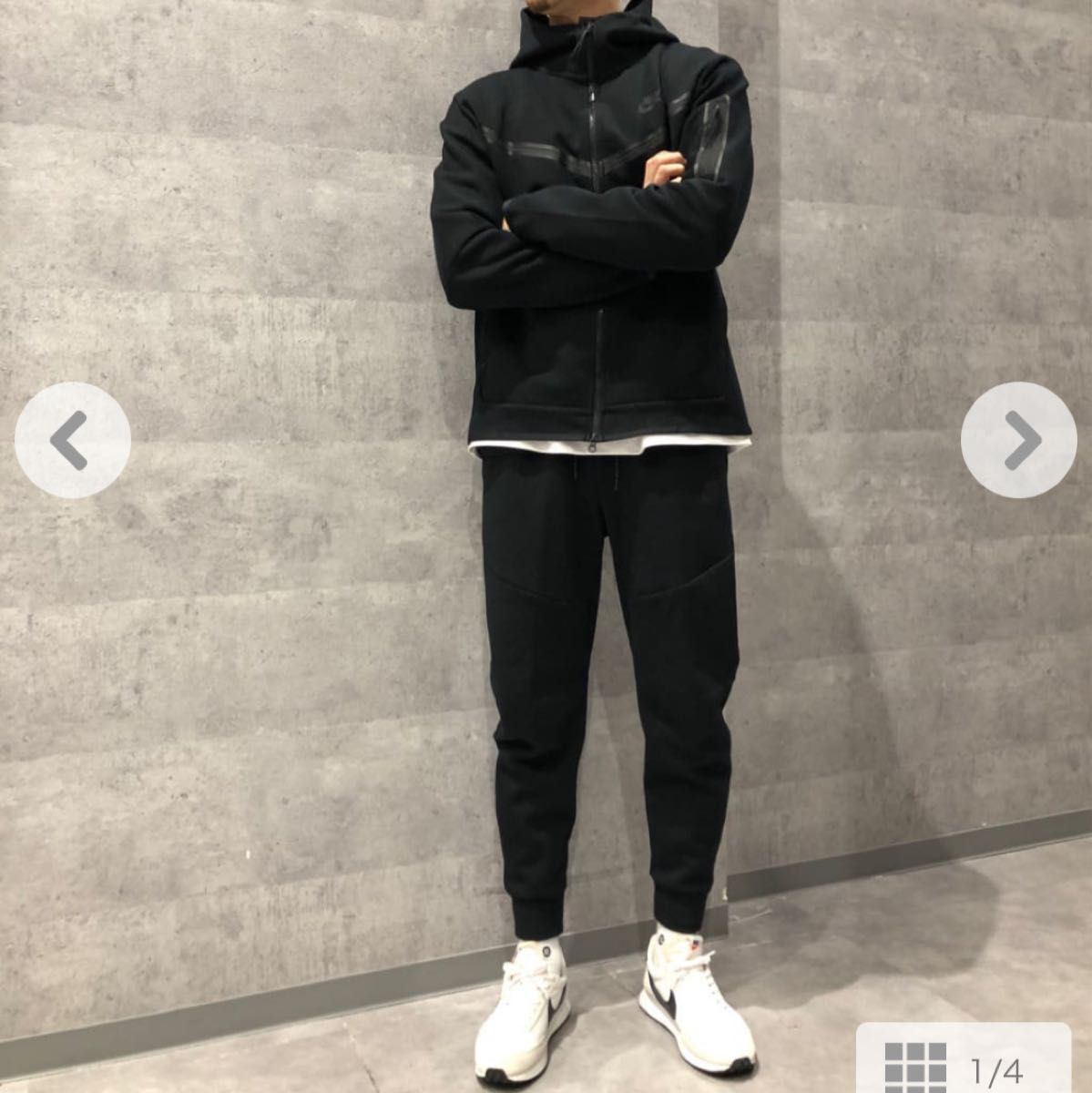 ナイキ Lサイズ テックフリース セットアップ フルジップ ジョガー