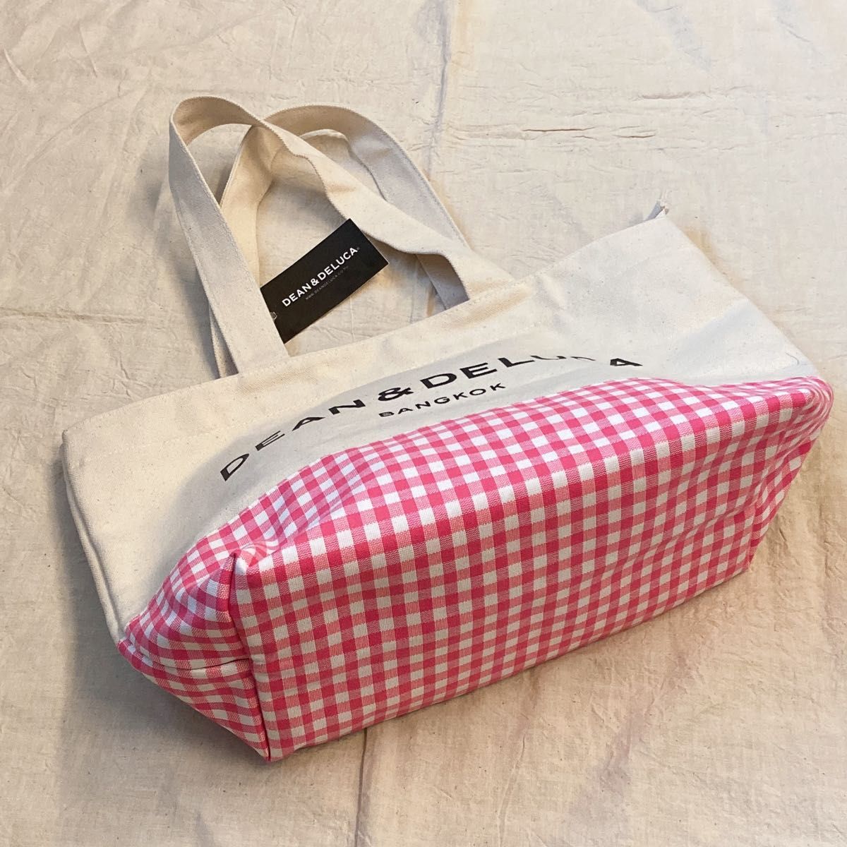 新品 DEEN&DELUCA バンコク限定トート ギンガムチェック｜Yahoo!フリマ