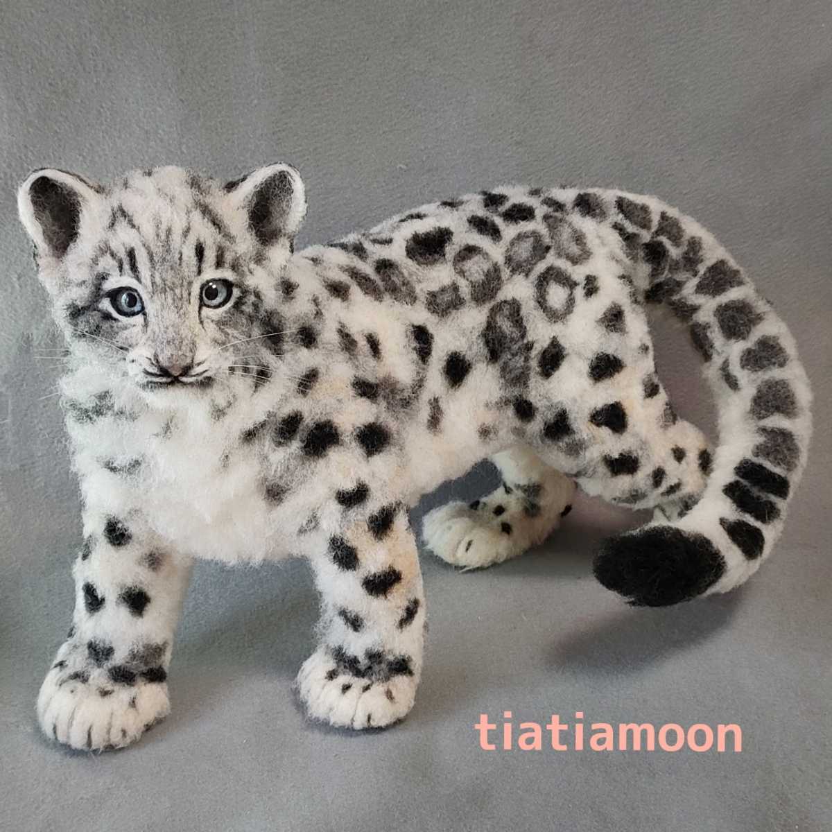 Yahoo!オークション - 羊毛フェルト ユキヒョウの子ども 赤ちゃん ゆき