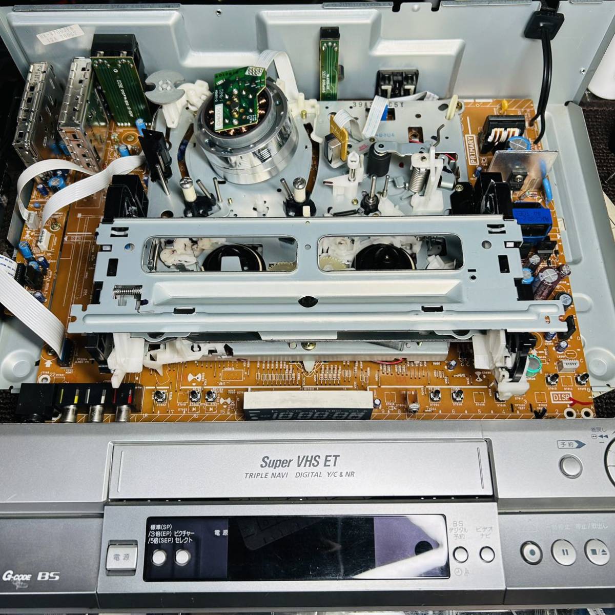 Victor HR-V700 S-VHS ビデオデッキ 付属品セット 分解メンテナンス