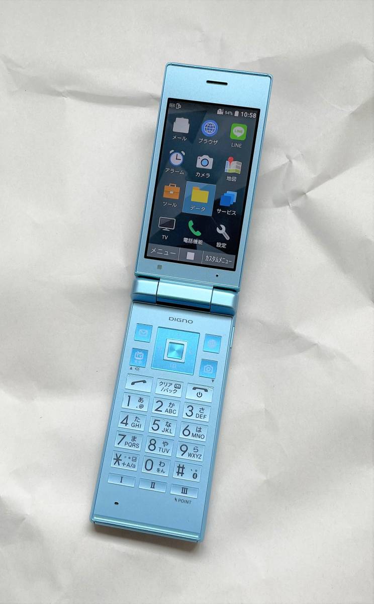 送料無料 美品 SIMフリー 4G 3G ガラケー ガラホ 京セラ 701KC 702KC