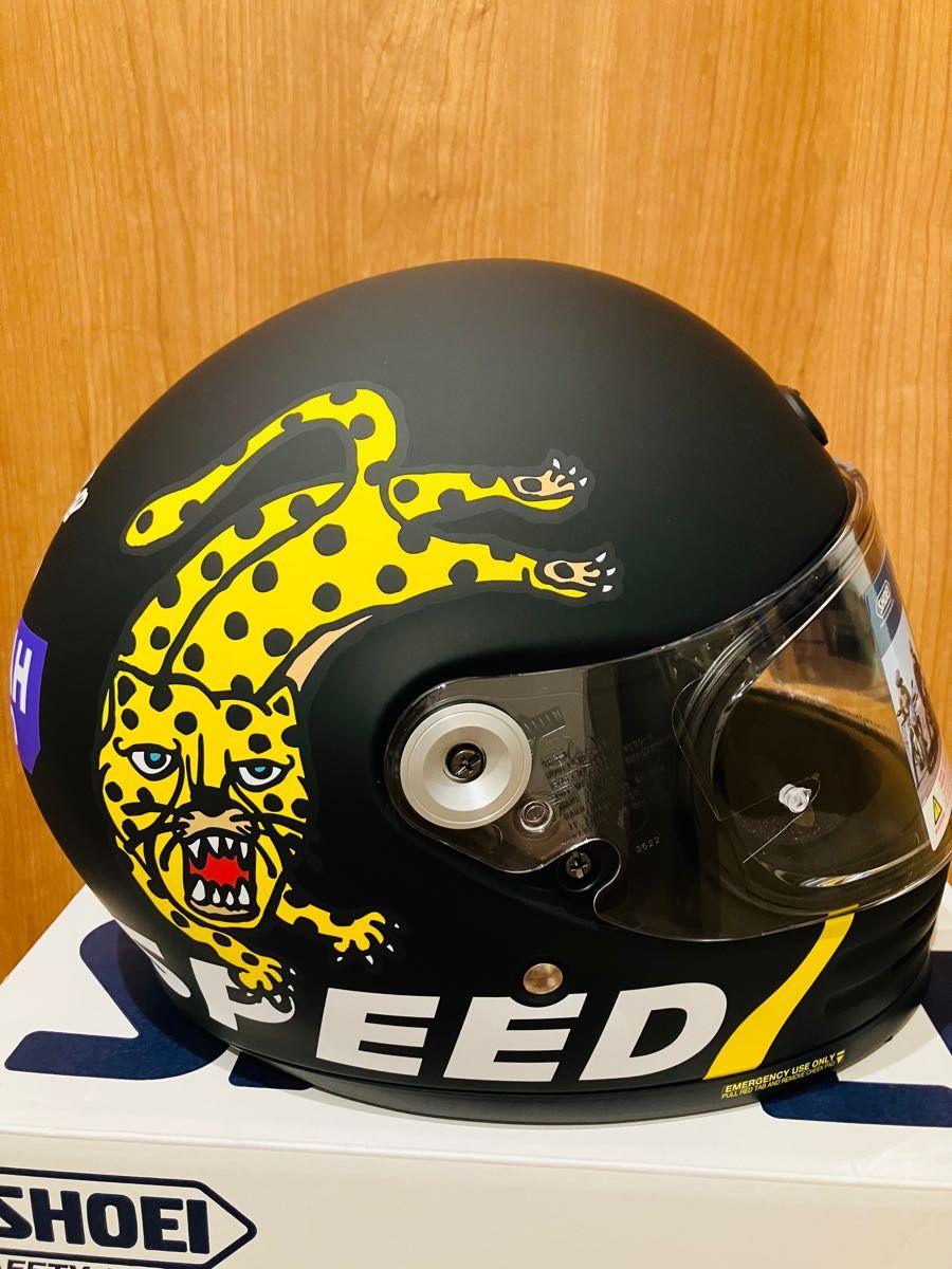 新品未使用 SHOEI グラムスター チーターカスタムサイクルズ Mサイズ