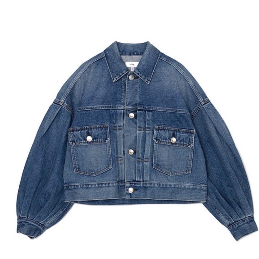 新品 HYKE ハイク BALLOON SLEEVE DENIM JACKET/TYPE2 バルーン