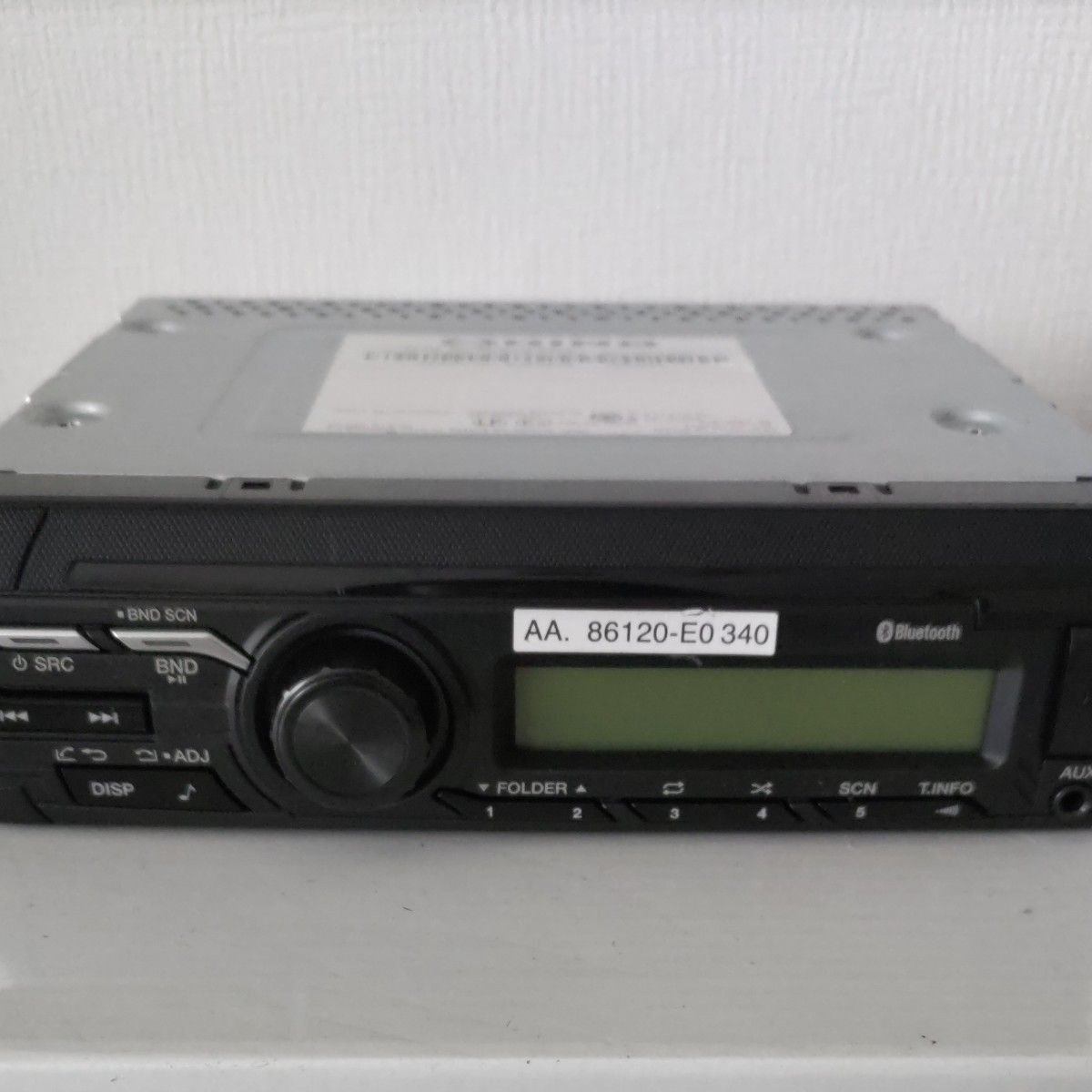 86120-E0340 新車外し Bluetooth 純正オーディオ USB AUX 日野 24V