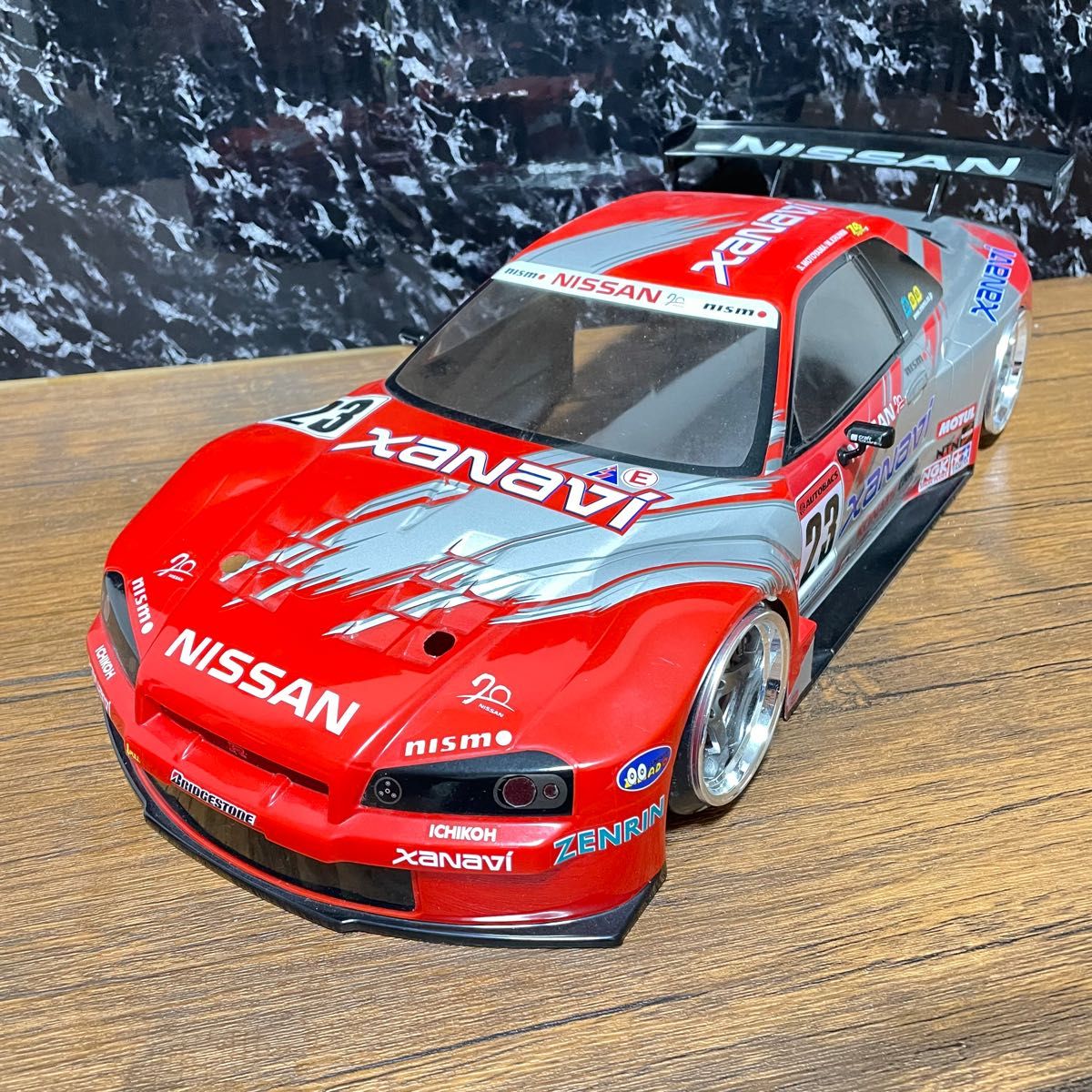 タミヤ ザナヴィニスモ スカイライン GT-R 1/10 ラジコンボディーr34