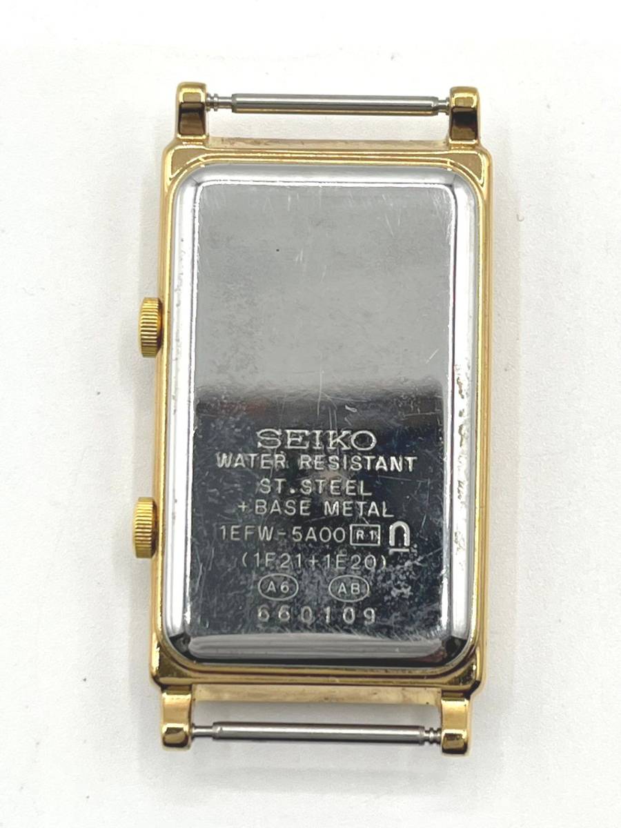 電池切れ】SEIKO セイコー 1EFW-5A00 ダブルフェイス ノイエ クォーツ